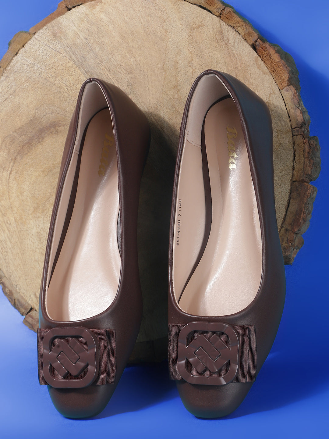 Bata Women Brown Casual Ballet Flat - Brown - View 6