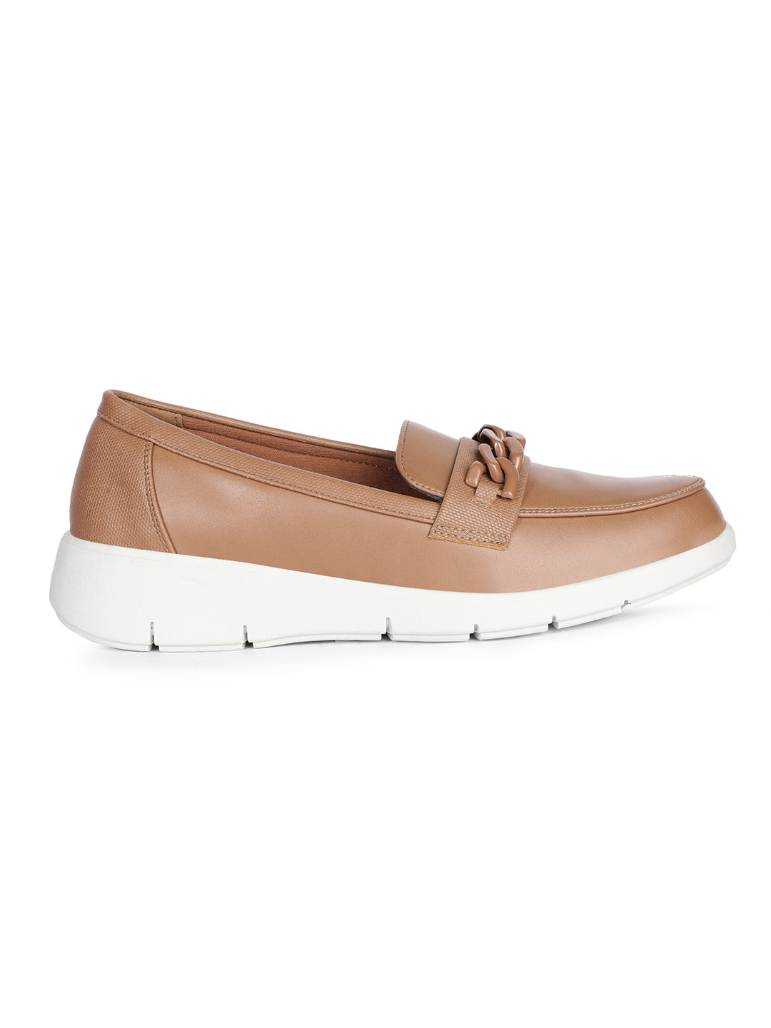 Bata Comfit Women Brown Casual Slip-on Moccassins - Brown - View 2
