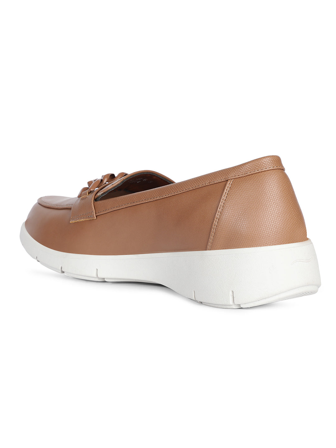 Bata Comfit Women Brown Casual Slip-on Moccassins - Brown - View 3