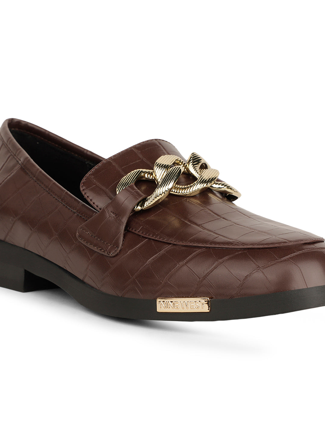 Nine West Women Casual Slip-on Loafer - Brown - View 5