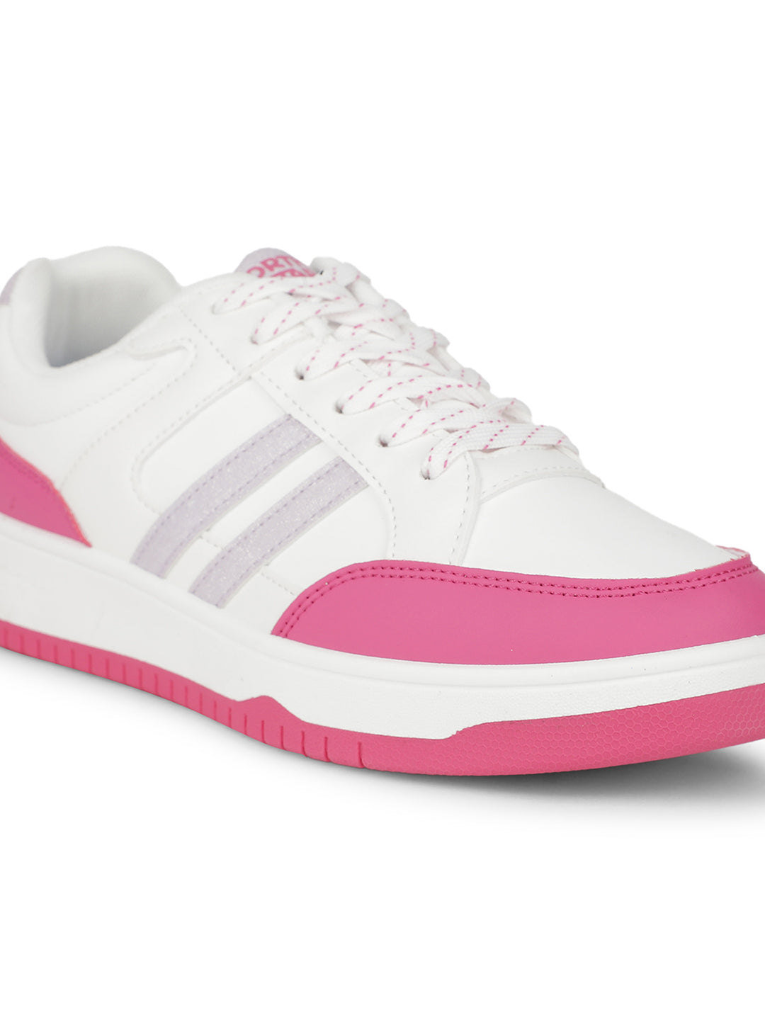 North Star Women Pink Casual Lace-up Sneakers - Pink - View 5
