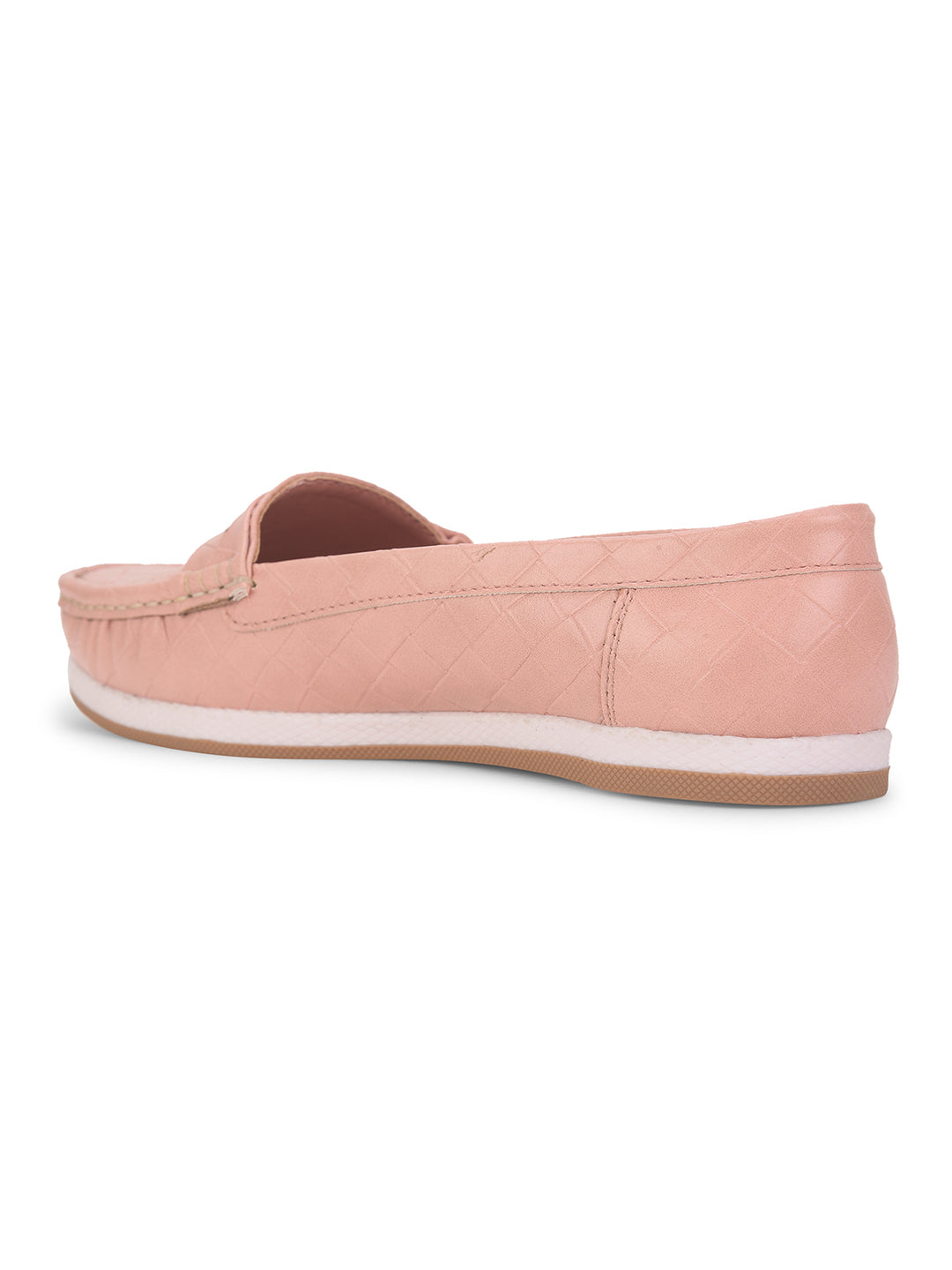 Bata Women Pink Casual Slip-on Moccassins - Pink - View 3