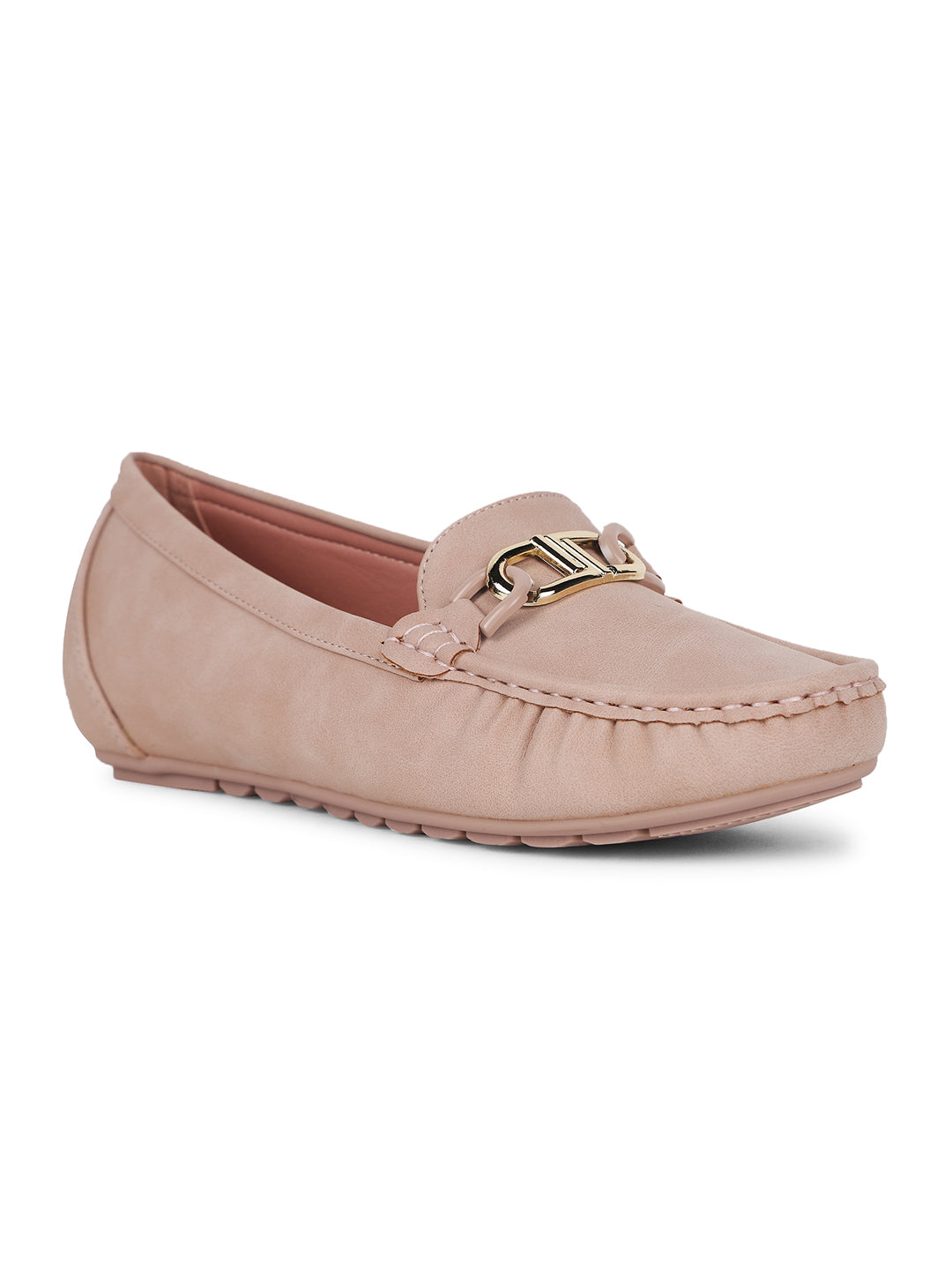 Bata Comfit Women Pink Casual Slip-on Loafers - Pink - View 1