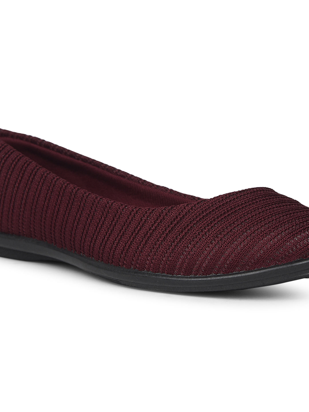 Bata Women Red Casual Ballet Flat - Red - View 5