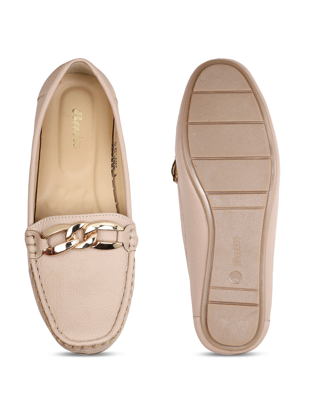 Bata Women Pink Casual Slip-on Moccassins - Pink - View 4