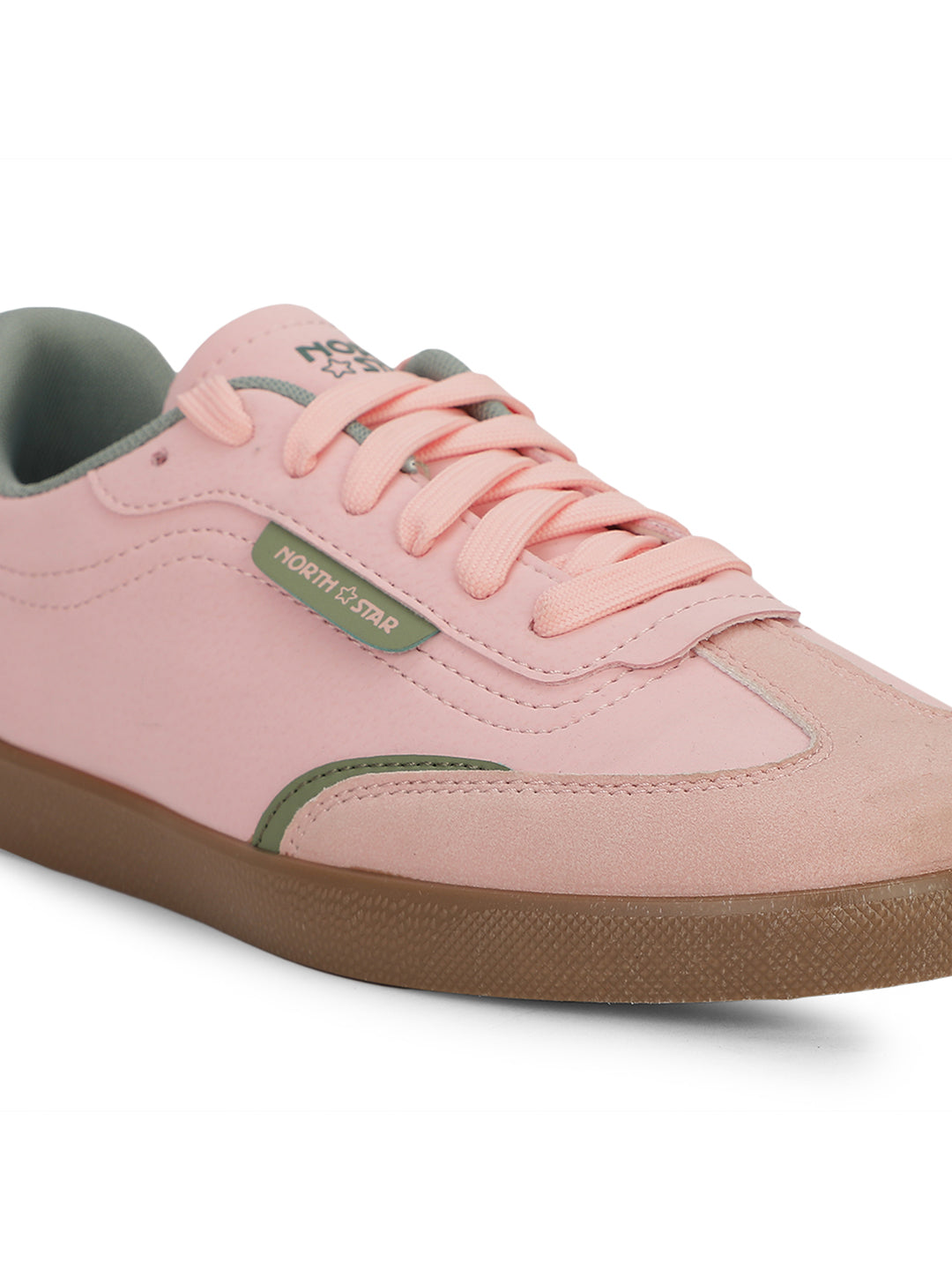 North Star Women Pink Casual Lace-up Sneakers - Pink - View 5