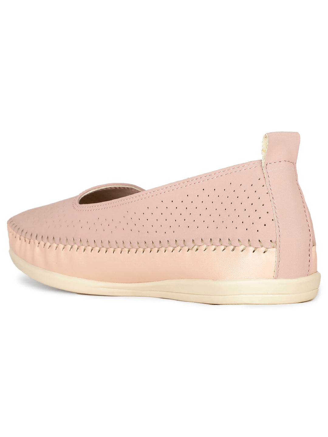 Bata Comfit Women's Pink Flat Ballerina Shoes - Pink