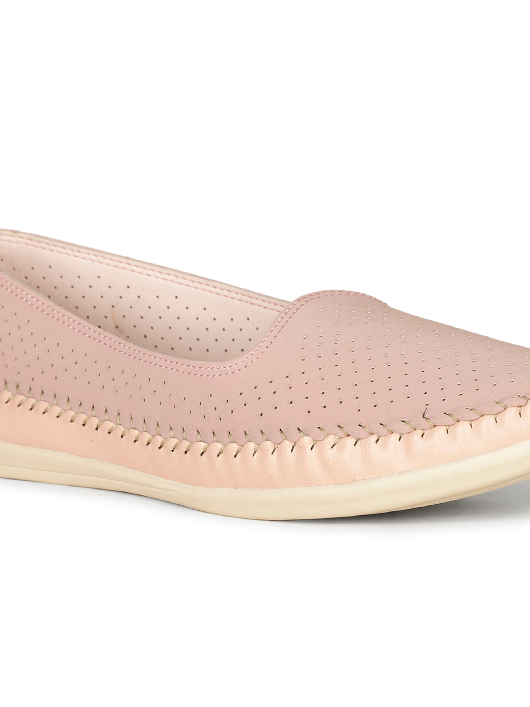 Bata Comfit Women's Pink Flat Ballerina Shoes - Pink
