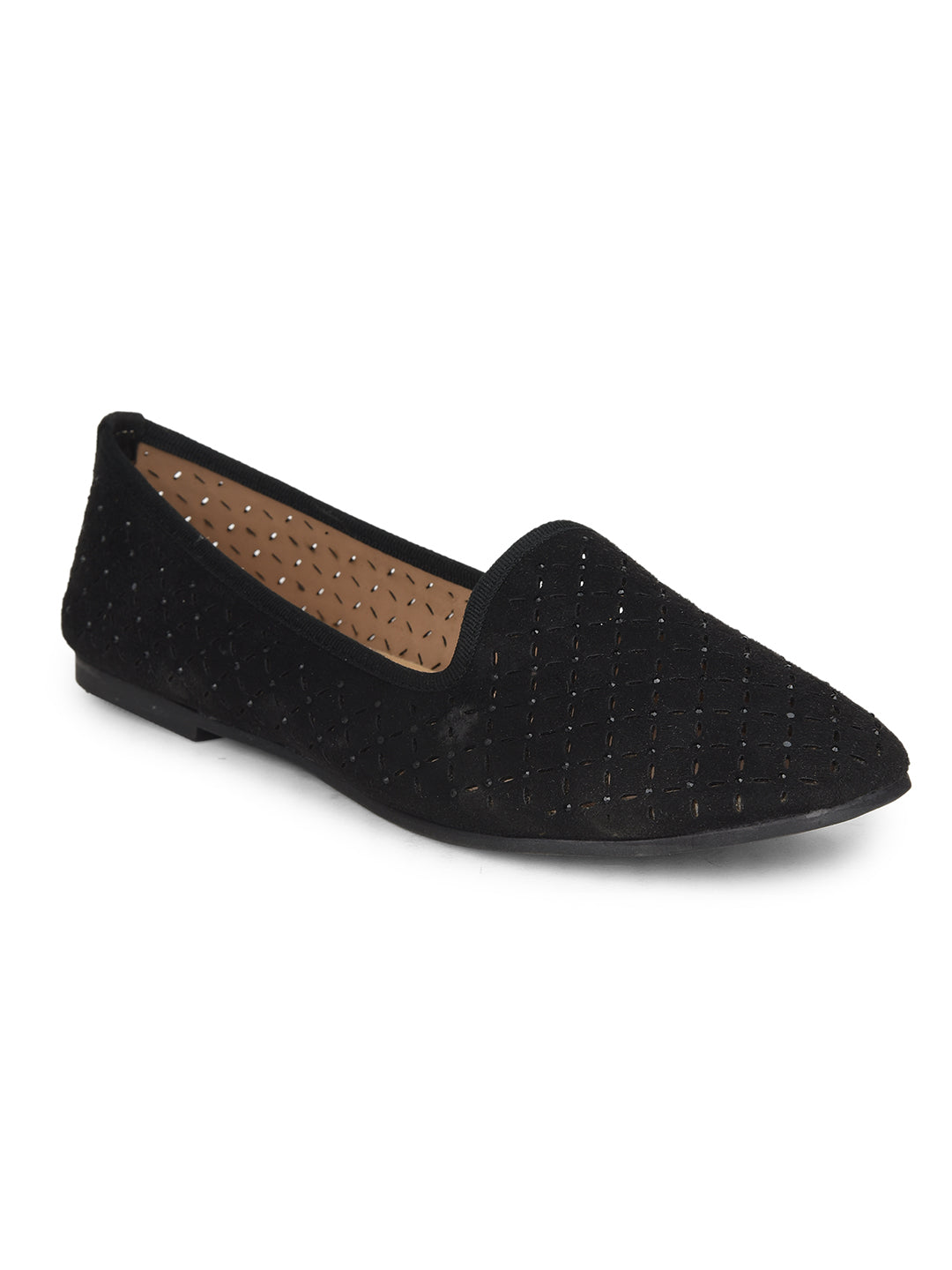 Bata Women Black Casual Slip-on Loafers - Black - View 1