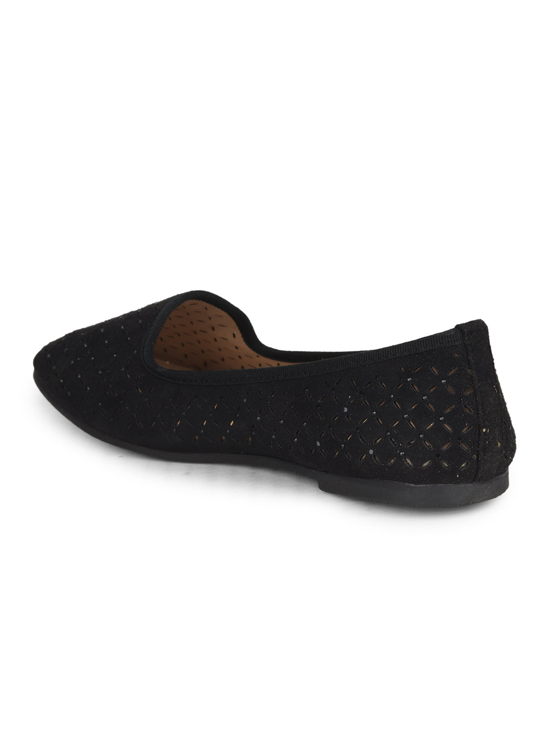 Bata Women Black Casual Slip-on Loafers - Black - View 3