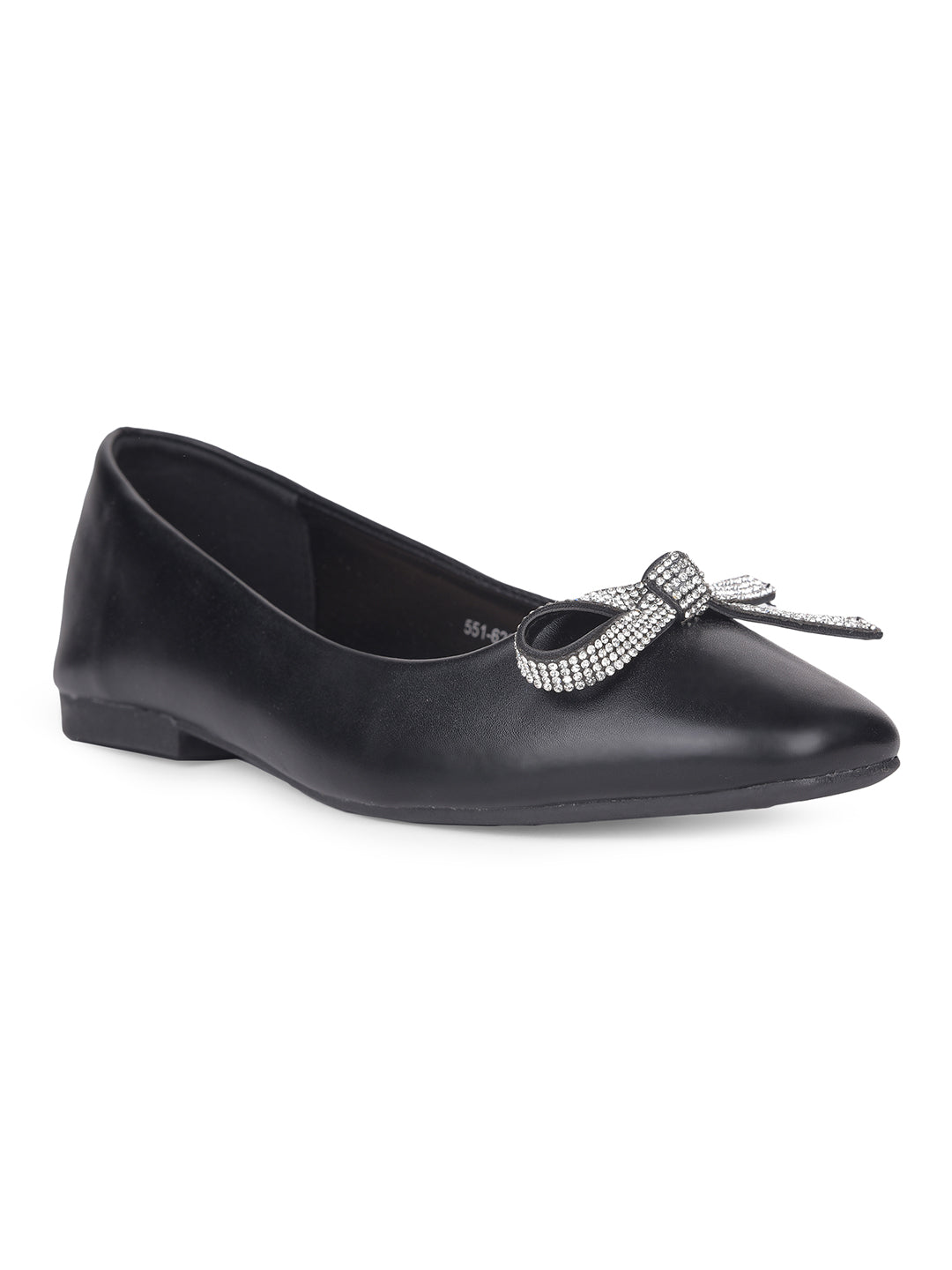 Bata Women Black Casual Ballet Flat - Black - View 1
