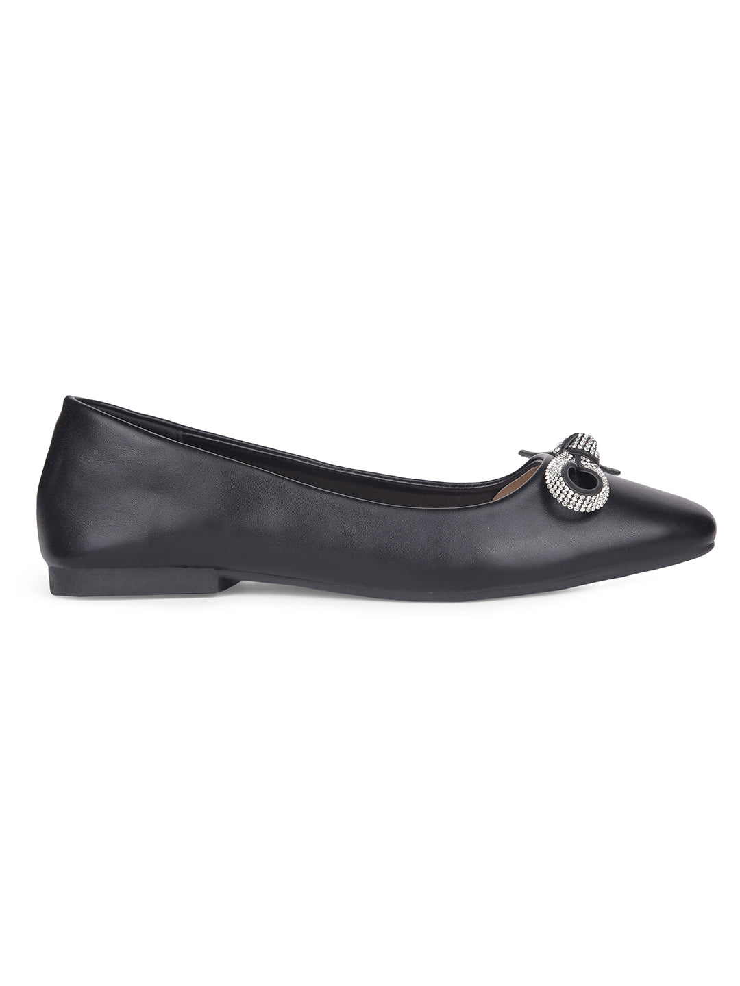 Bata Women Black Casual Ballet Flat - Black - View 2