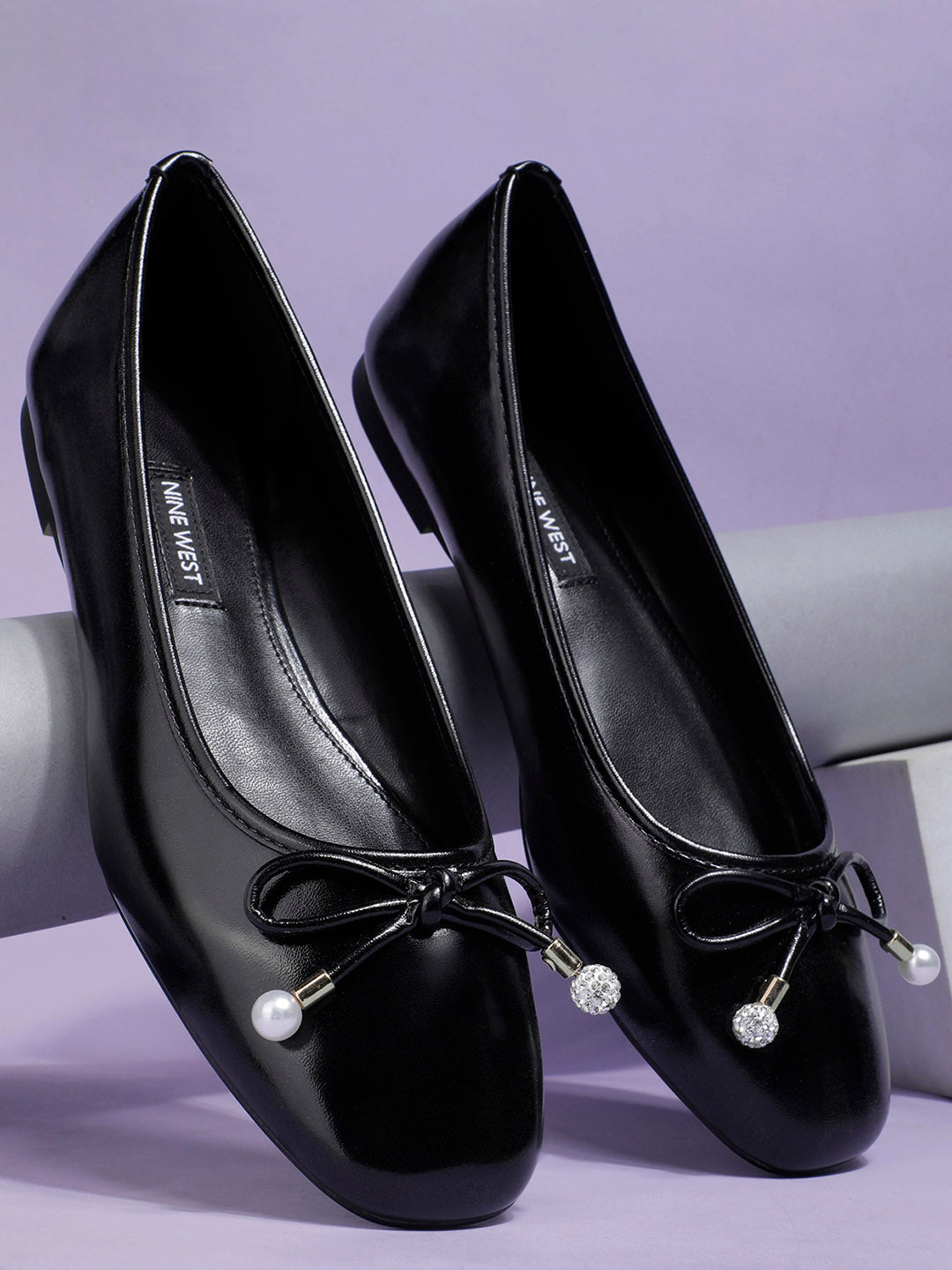 Nine West Women Casual Ballet Flat - Black - View 6