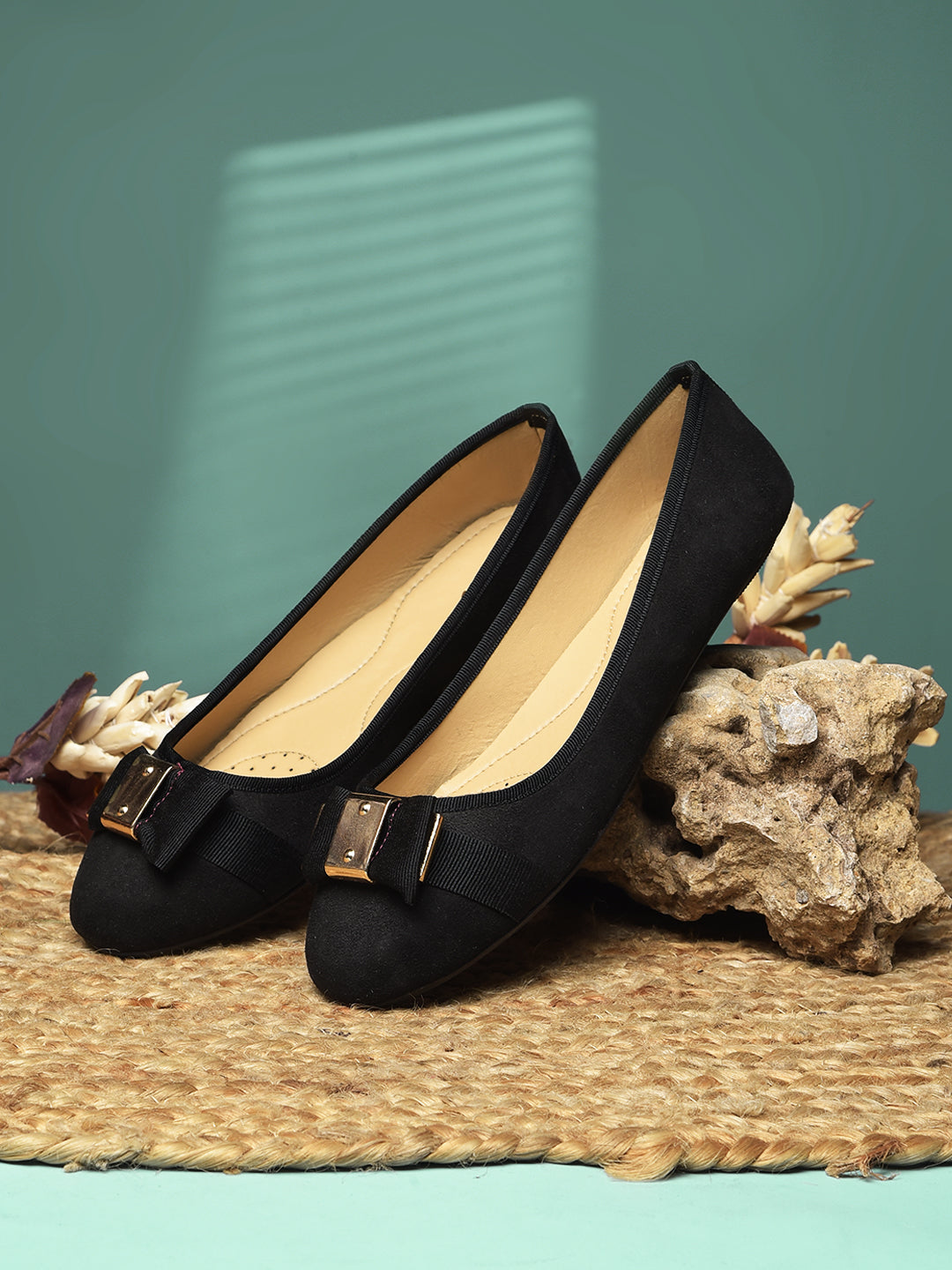 Bata Women Black Casual Ballet Flat - Black - View 6