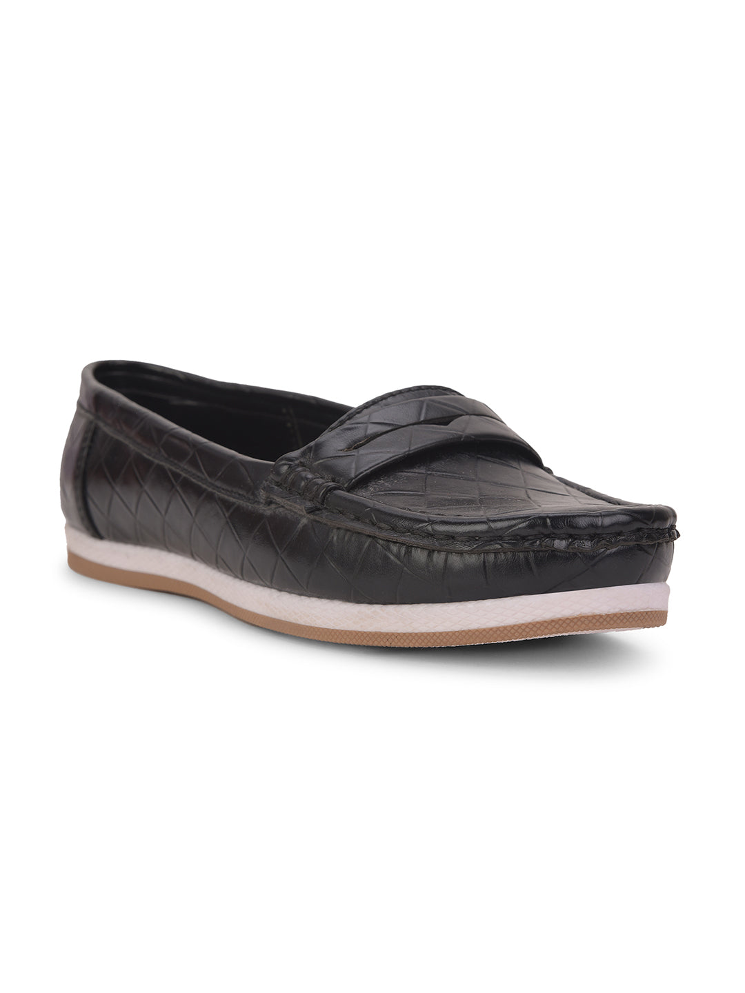 Bata Women's Black Casual Slip-on Loafers - Black