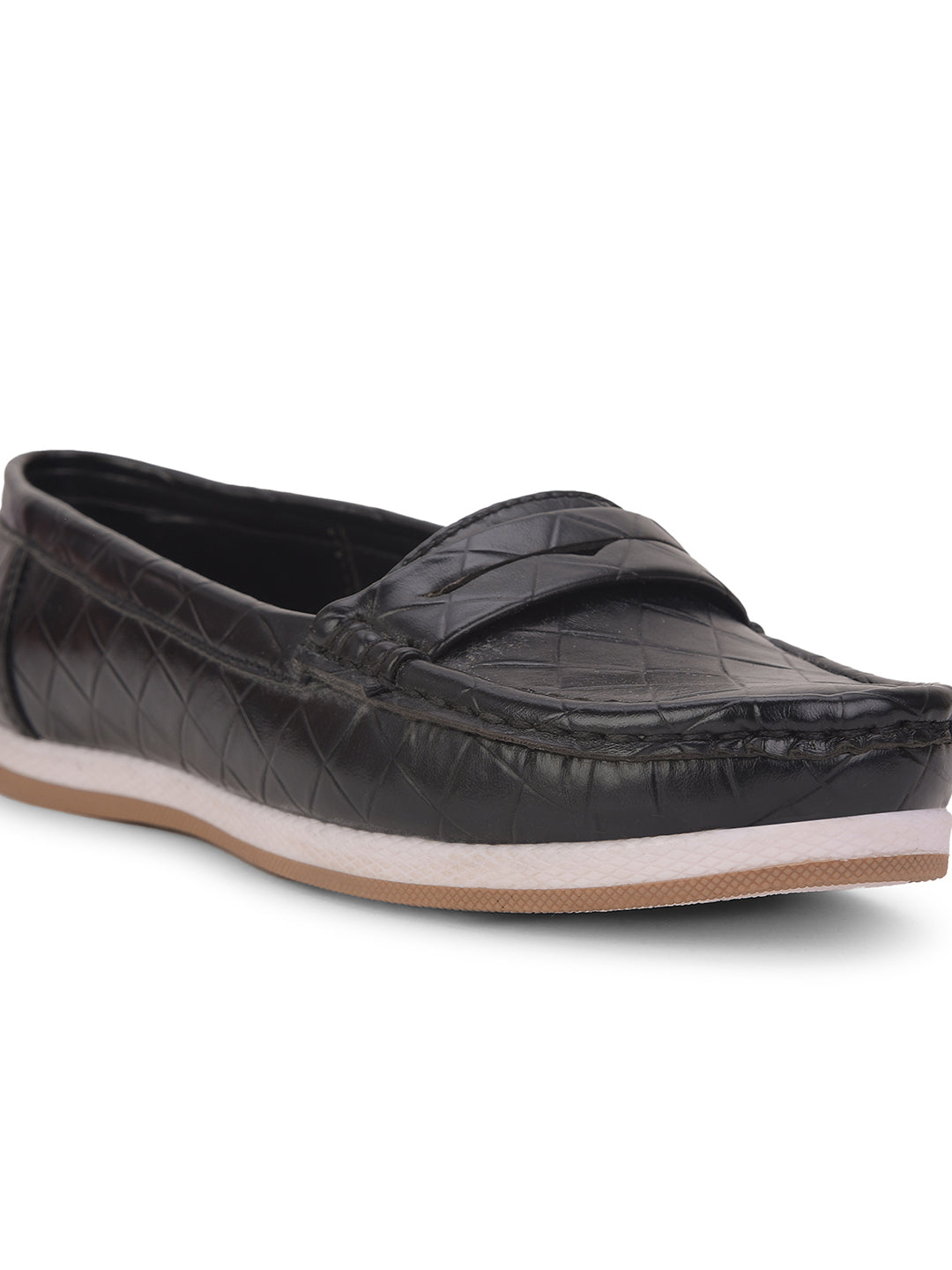 Bata Women's Black Casual Slip-on Loafers - Black