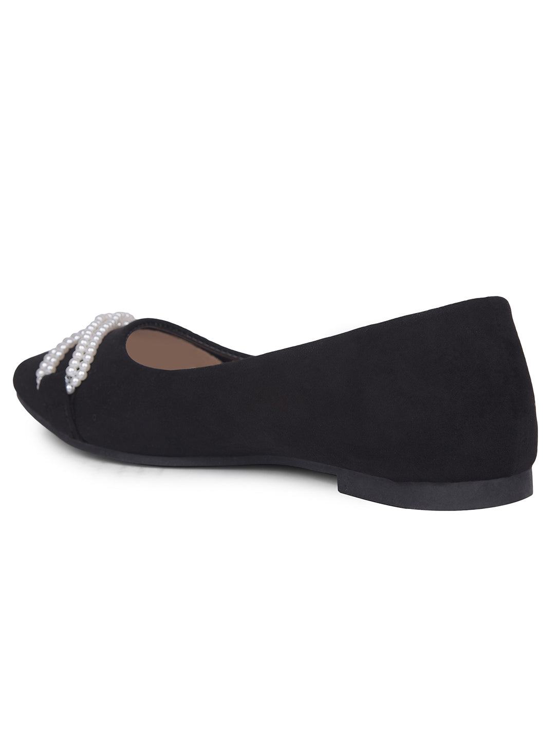 Bata Women Black Casual Ballet Flat - Black - View 3