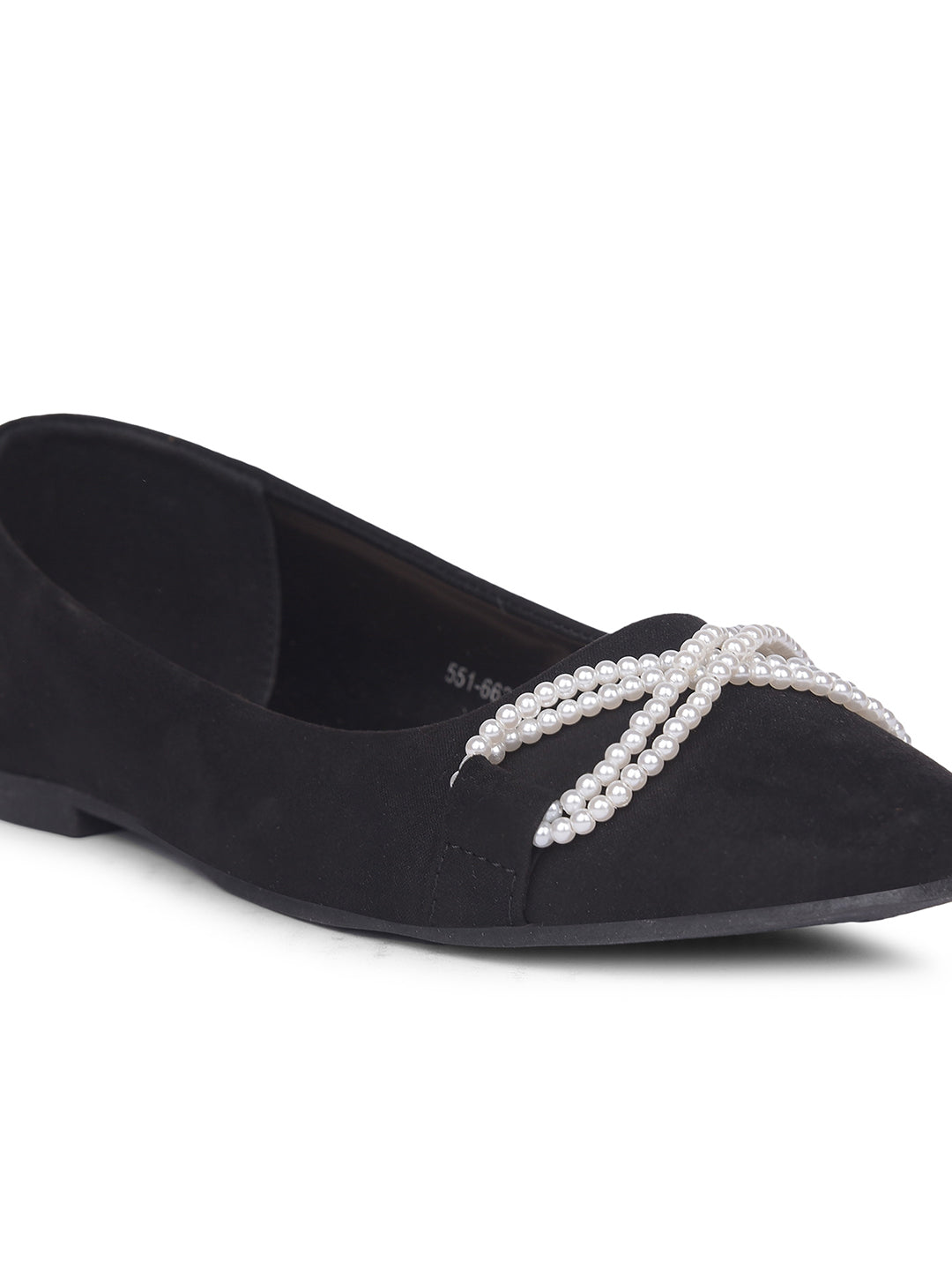 Bata Women Black Casual Ballet Flat - Black - View 5