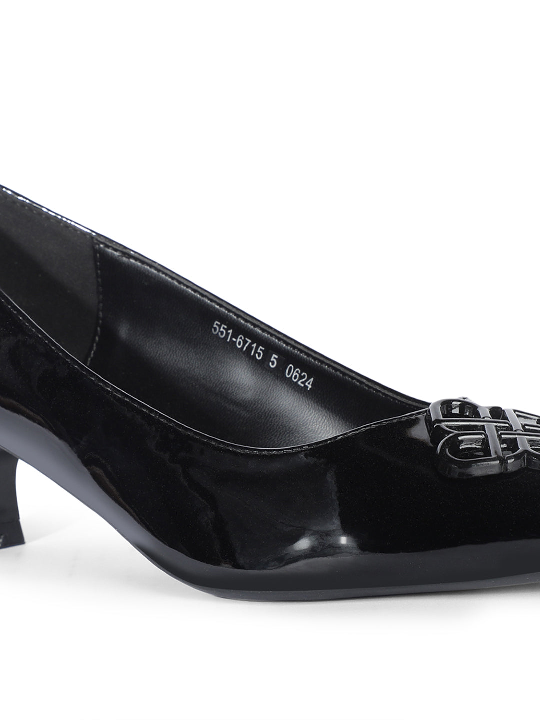 Bata Women Black Pointed-Toe Kitten Heel Pump - Black - View 5