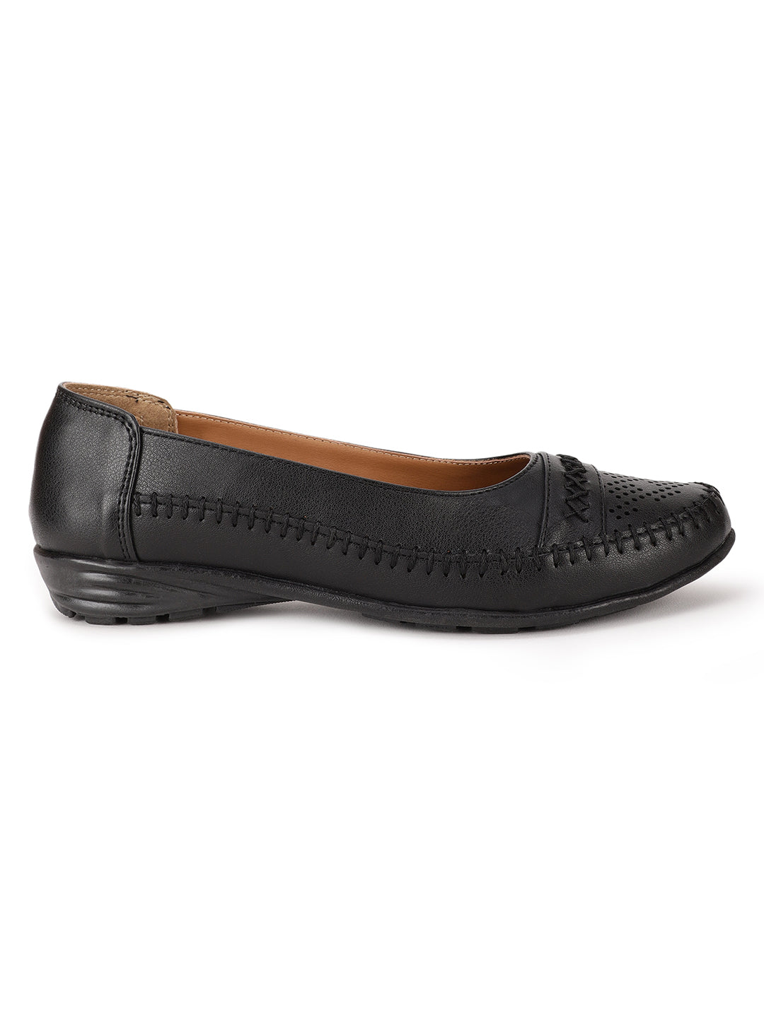 Bata Women Black Casual Ballet Flat - Black - View 2