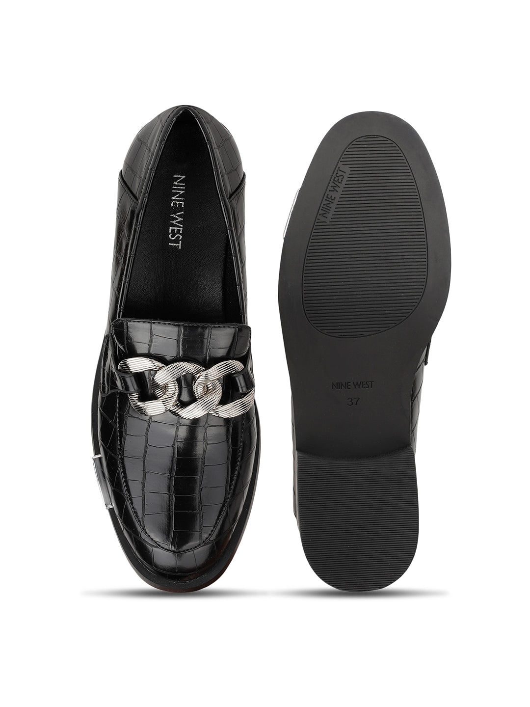 Nine West Women Casual Slip-on Loafer - Black - View 4