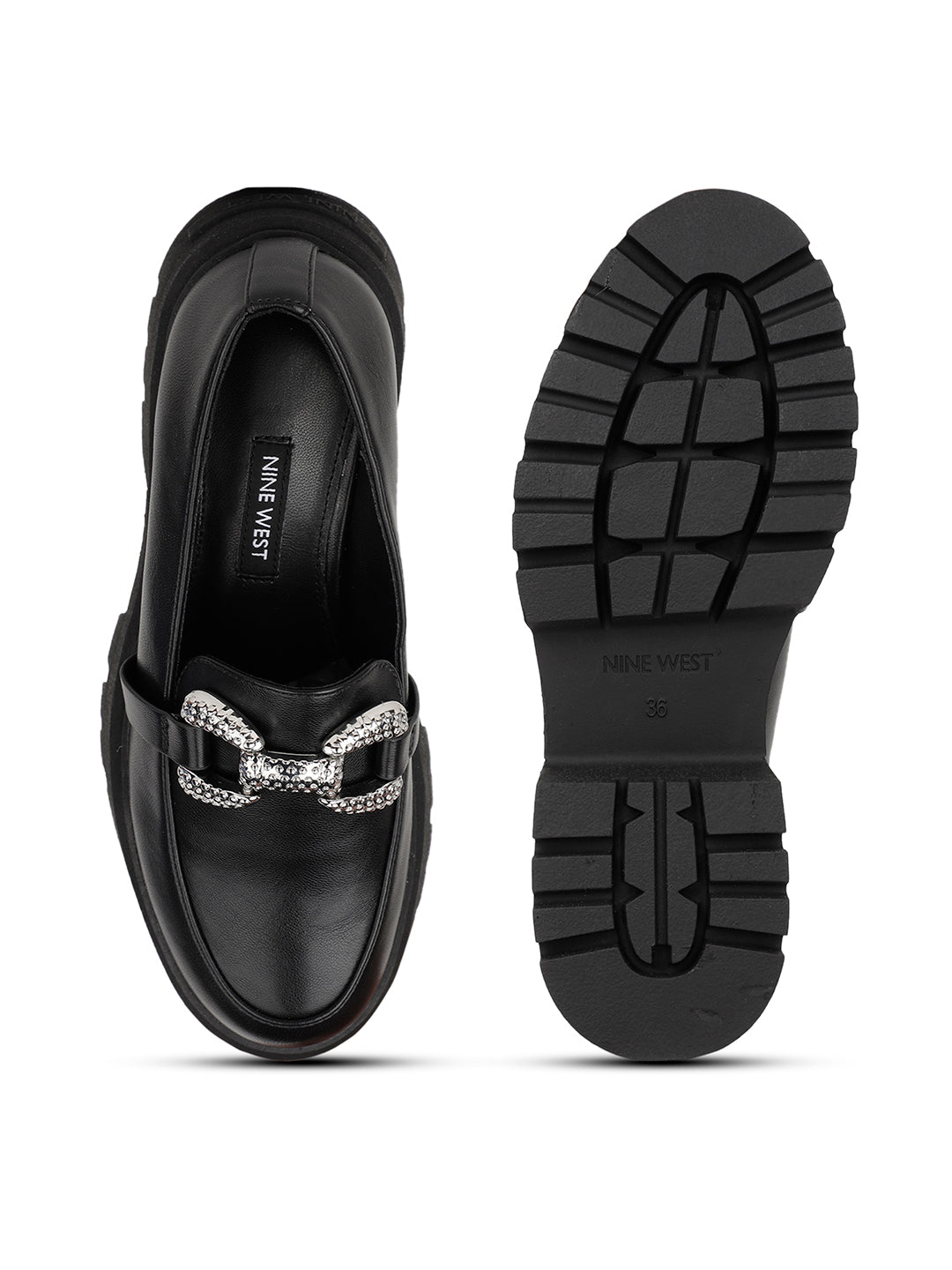 Nine West Women Casual Slip-on Loafer - Black - View 4