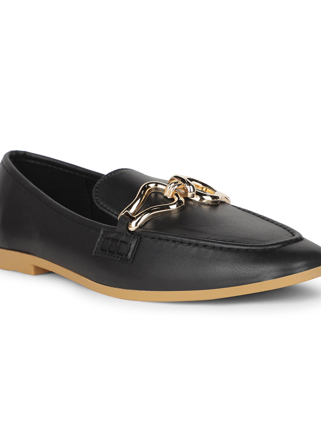 Bata Women Black Casual Slip-on Moccassins - Black - View 5