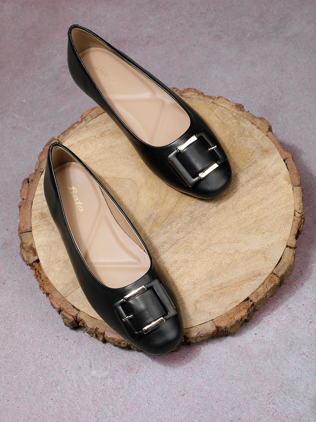 Bata Women Black Casual Ballet Flat - Black - View 6