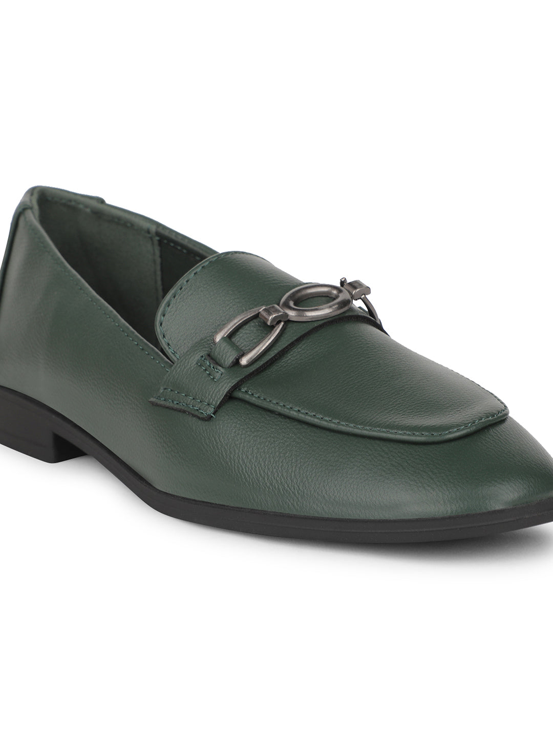 Bata Women Green Casual Slip-on Moccassins - Green - View 5
