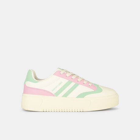 North Star Women Beige Casual Lace-up Sneakers