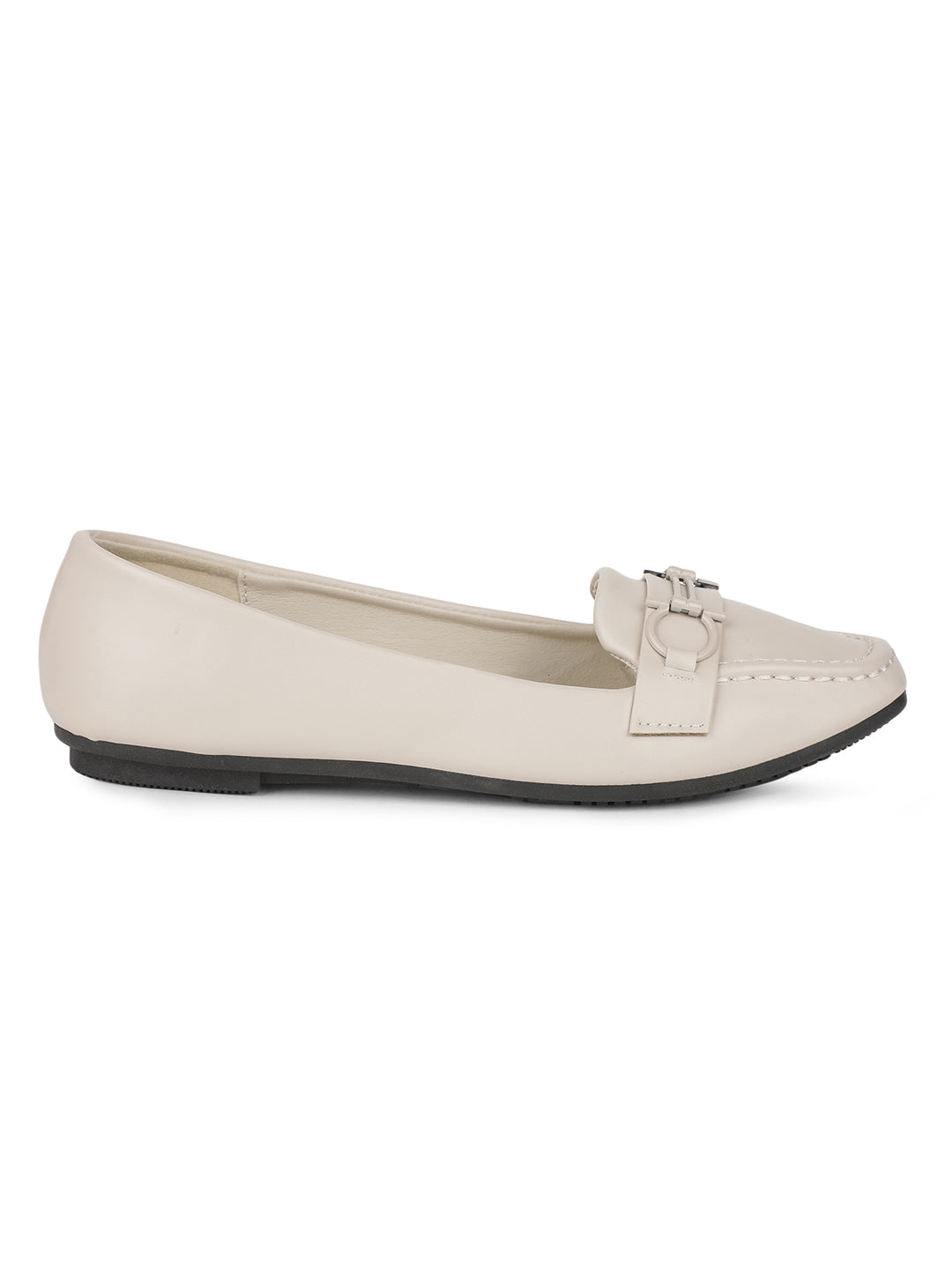 Bata Women Beige Casual Ballet Flat - Beige - View 2