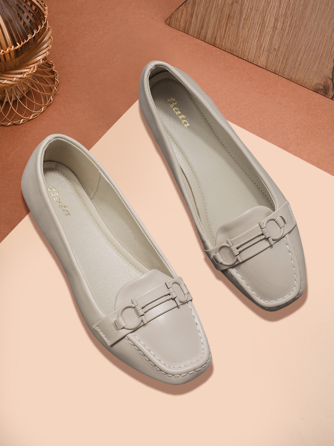 Bata Women Beige Casual Ballet Flat - Beige - View 6
