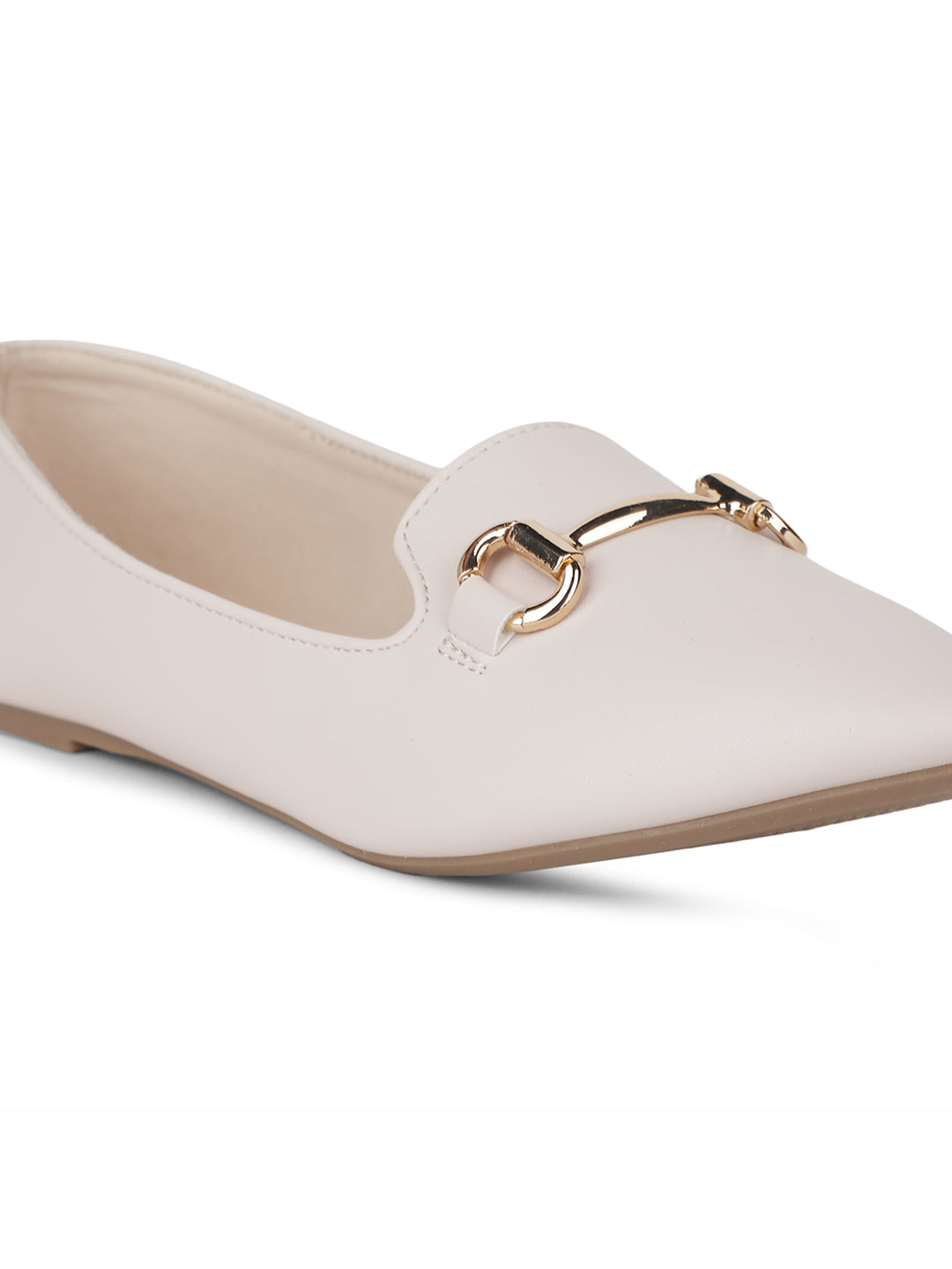 Bata Women Beige Casual Ballet Flat - Beige - View 5