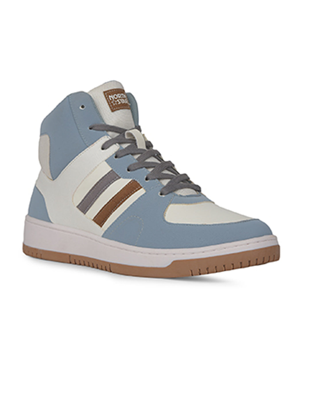 North Star Women Blue Casual Ankle Length Lace-up Sneakers - Blue - View 1