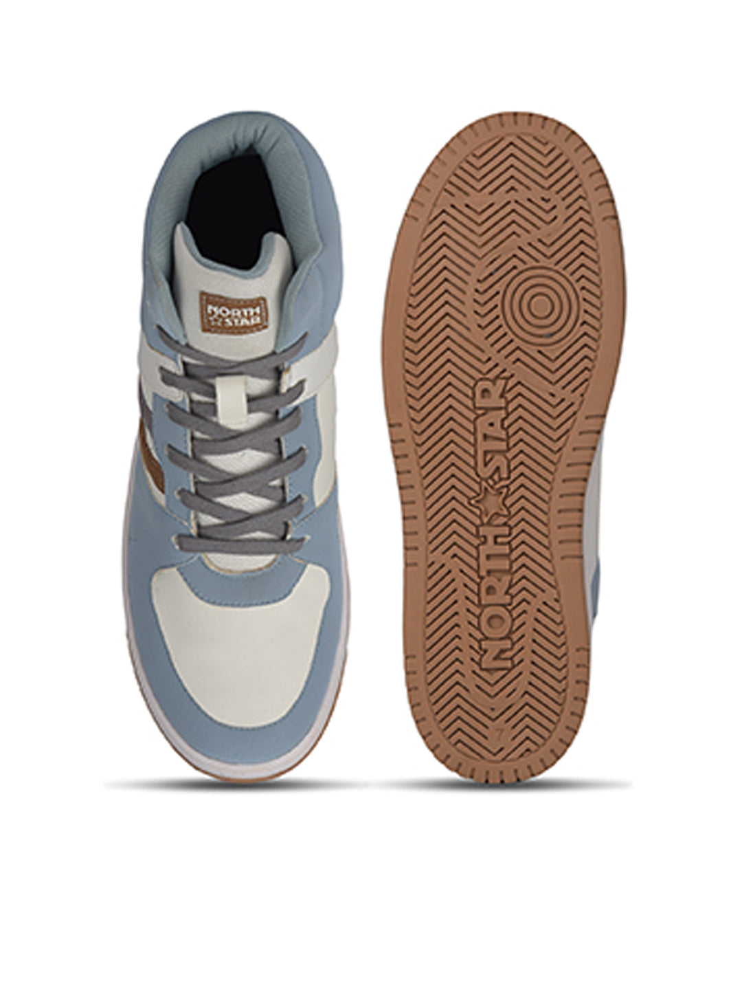 North Star Women Blue Casual Ankle Length Lace-up Sneakers - Blue - View 4