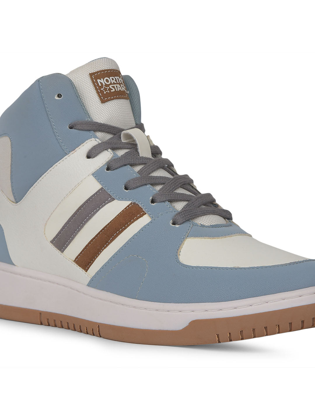 North Star Women Blue Casual Ankle Length Lace-up Sneakers - Blue - View 5