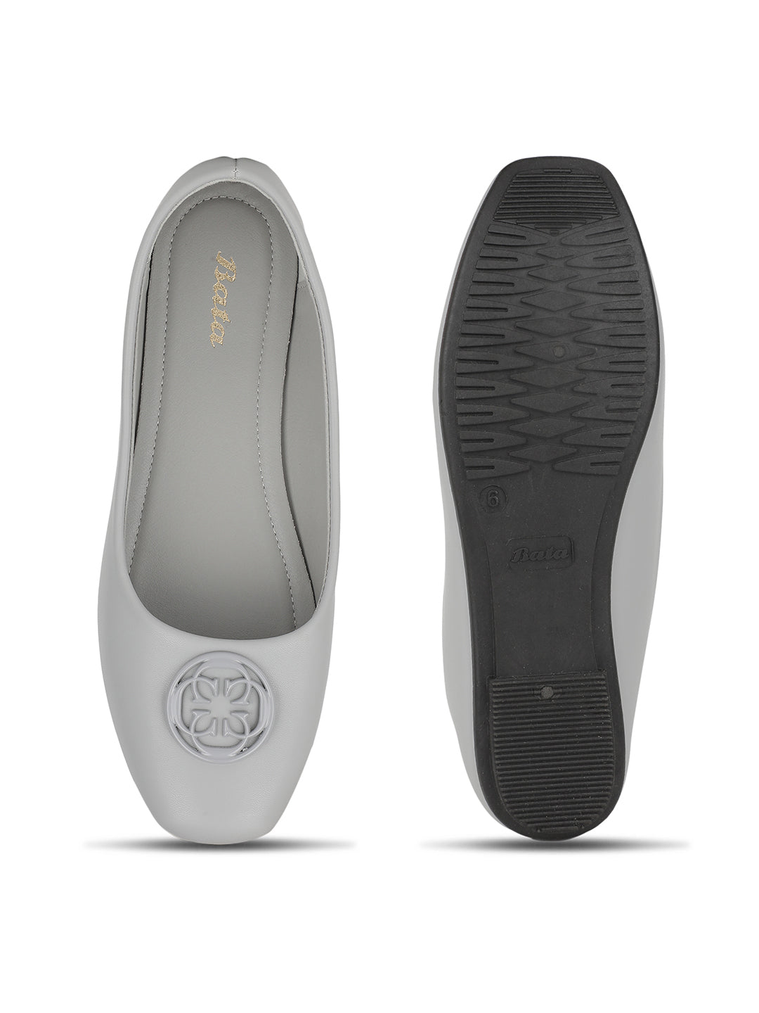 Bata Women Light Blue Casual Ballet Flat - Light Blue - View 4