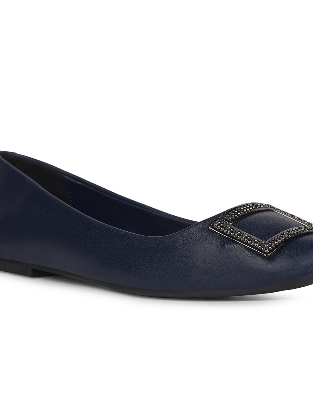 Bata Women Navy Blue Casual Ballet Flat - Navy Blue - View 5