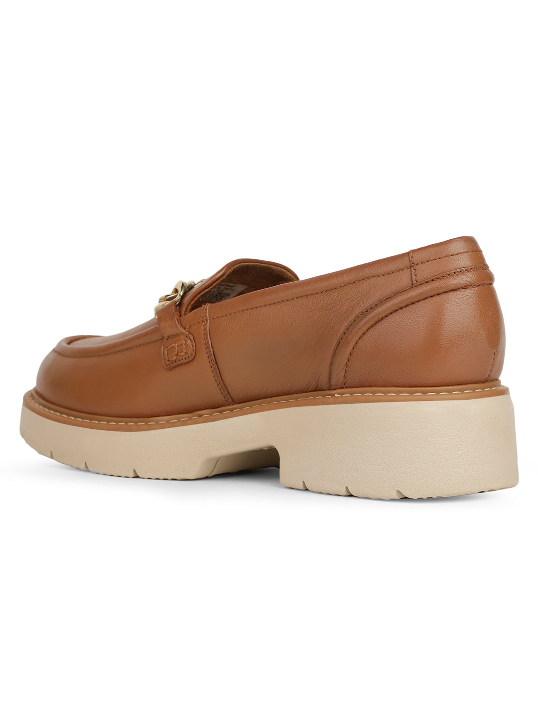 Hush Puppies Women Tan Casual Slip-on Loafers - Tan - View 3