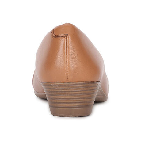 Hush Puppies Women Black Wedge Heel Ballerina