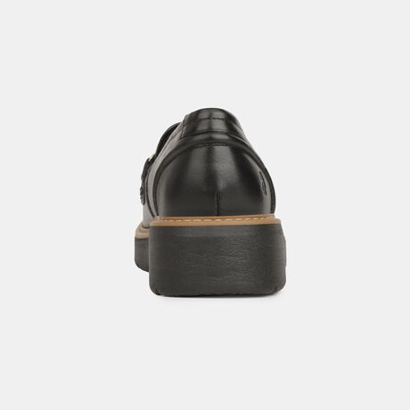 Hush Puppies Women Black Casual Slip-on Loafers