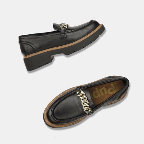 Hush Puppies Women Black Casual Slip-on Loafers