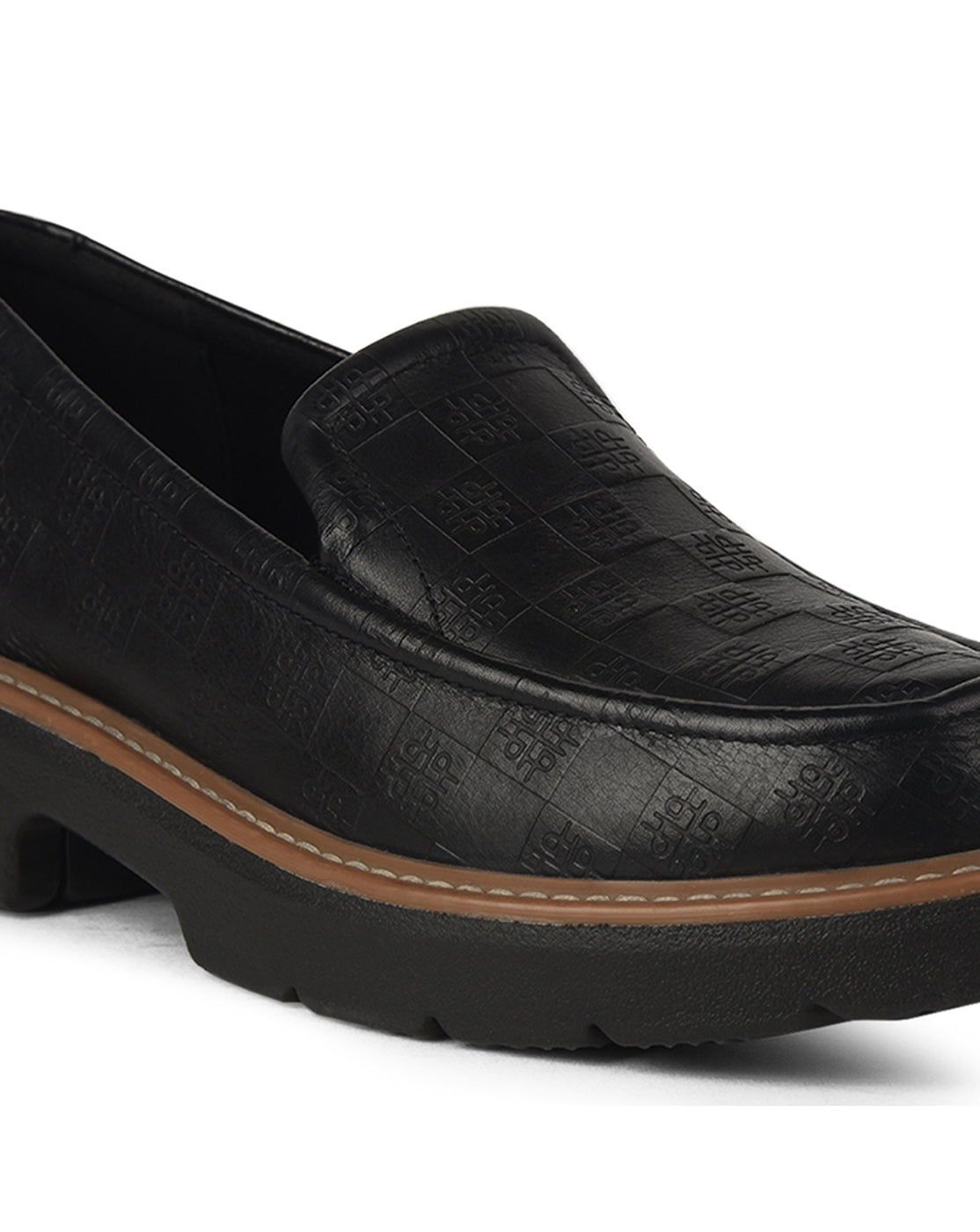 Hush Puppies Women Black Casual Slip-on Loafers - Black - View 5