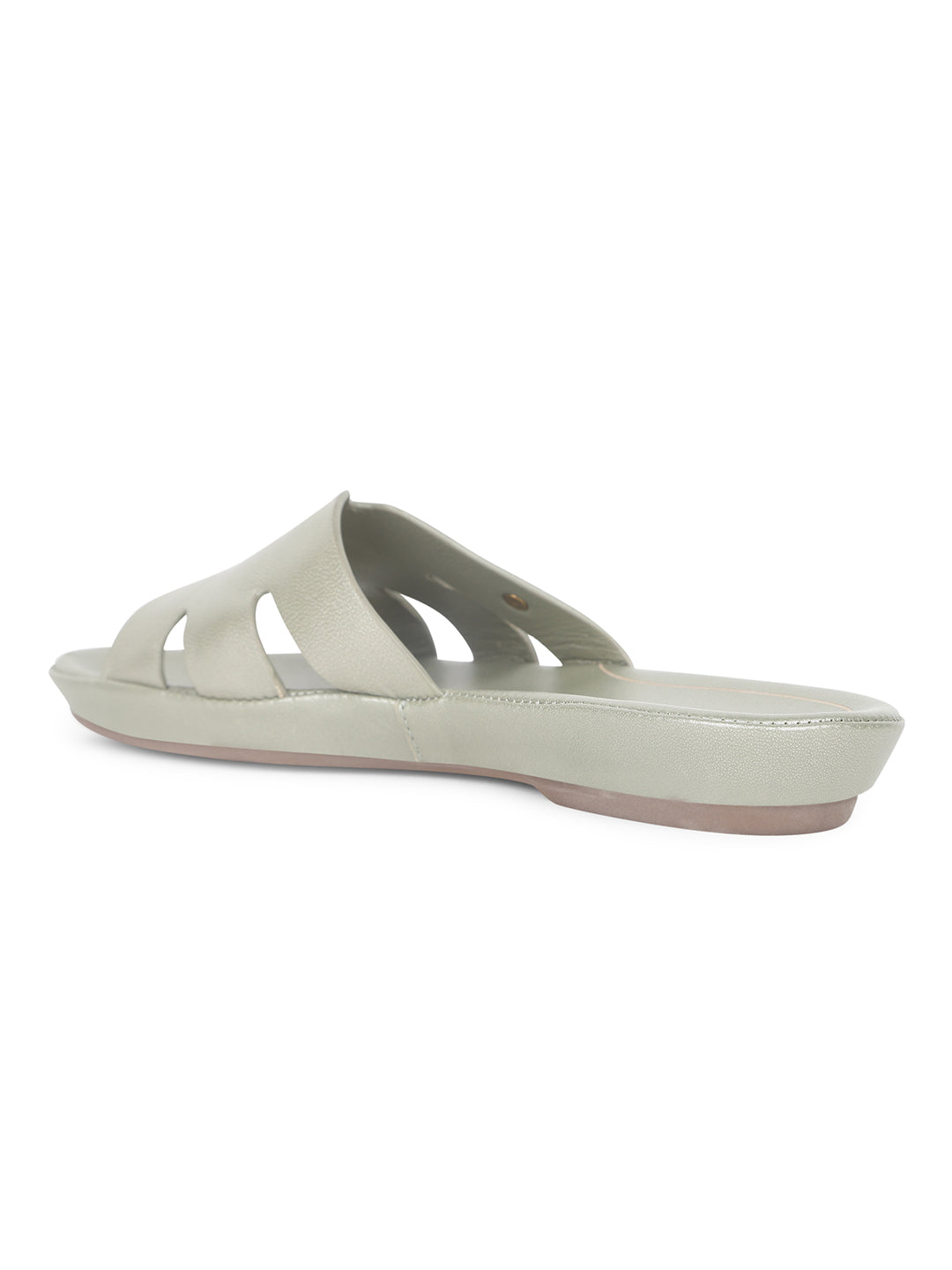 Hush Puppies Women Green Casual Mule Sliders - Green - View 3