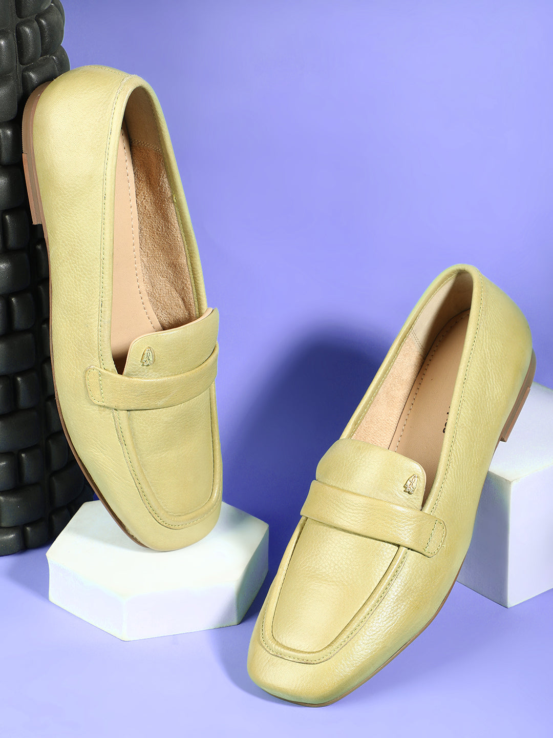 Hush Puppies Women Light Green Casual Slip-on Loafers - Light Green - View 6