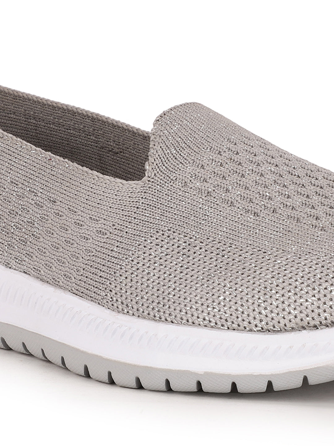 Bata Women Casual Slip-on Shoes - Grey - View 5