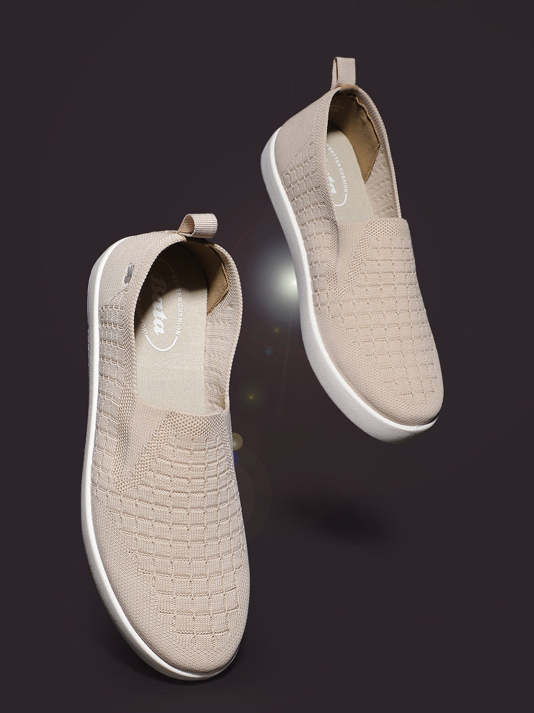 Bata Women Light Brown Casual Slip-on Shoes - Light Brown - View 6