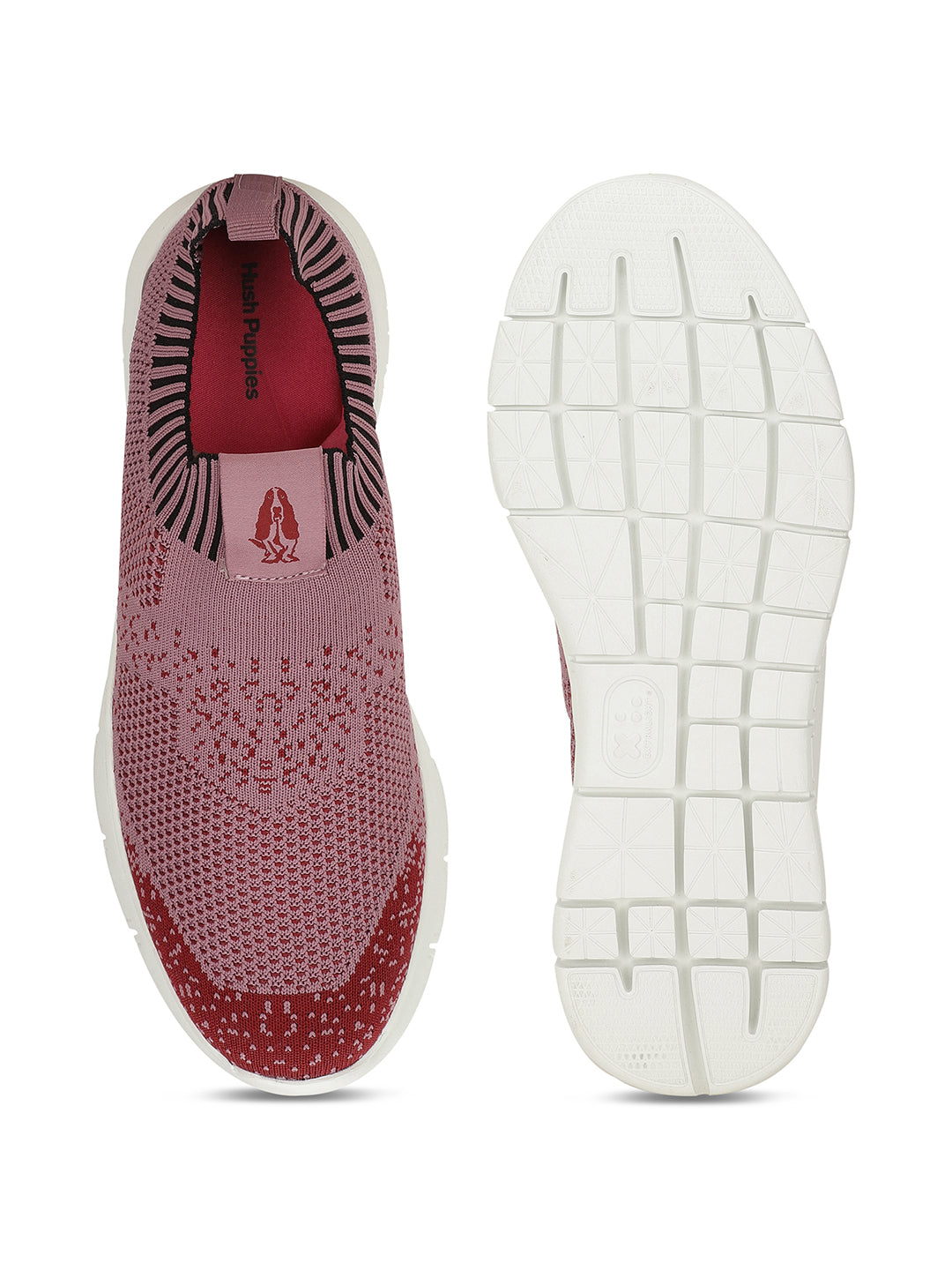 Hush Puppies Women Pink Casual Slip-on Shoes - Pink - View 4