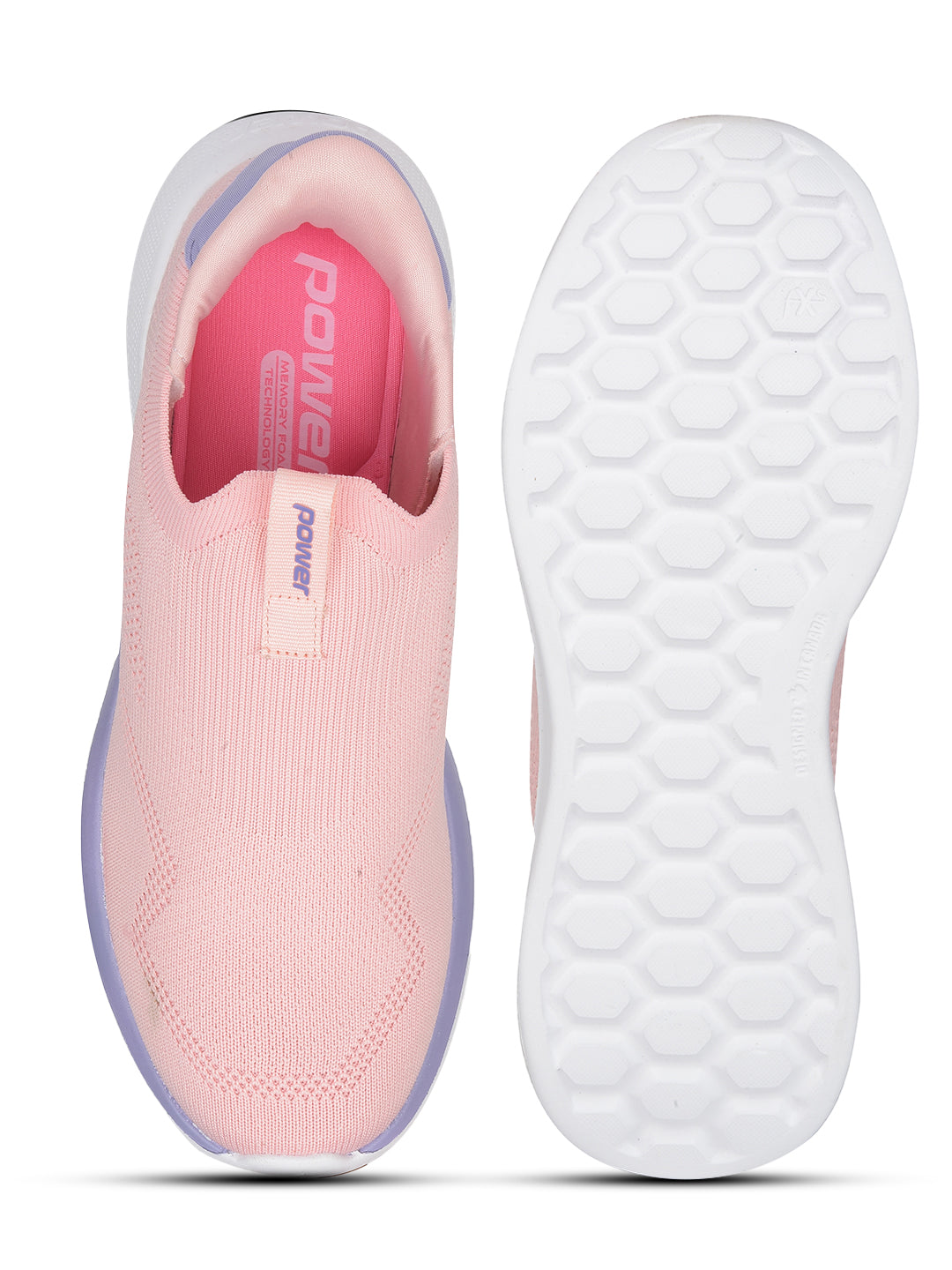Power Women Pink Slip-on Sports Shoes - Pink - View 4
