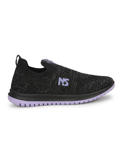 North Star Women's Black Casual Slip-on Shoes - Black